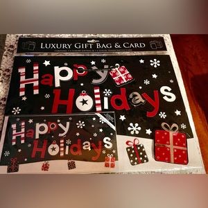 NIB you get (2) luxury gift bag & card!  So gorgeous!